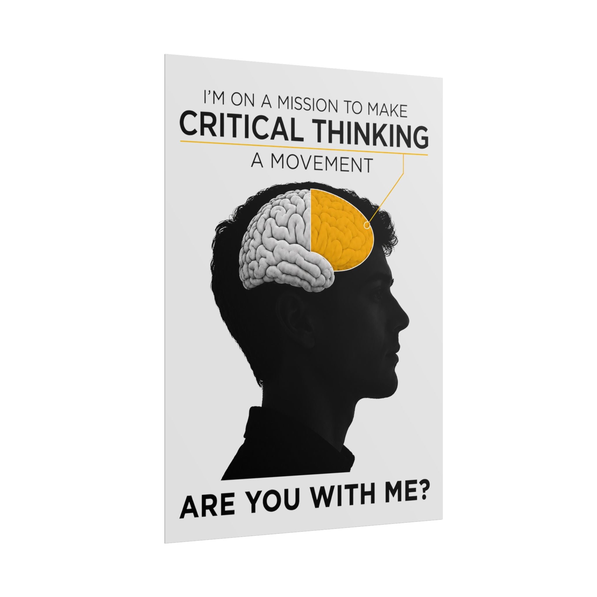 On a mission to make Critical Thinking a movement - Poster
