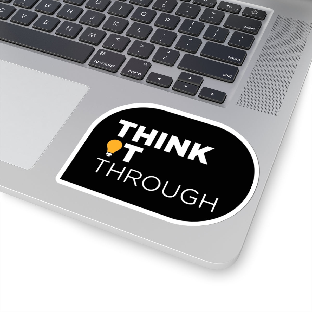 Think It Through - Sticker (Black)