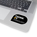 Think It Through - Sticker (Black)