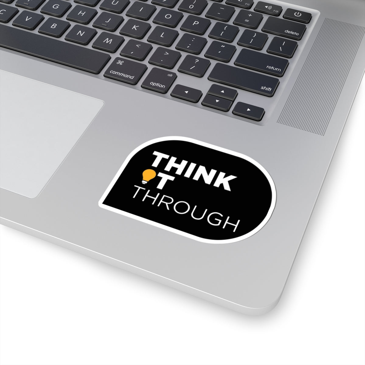 Think It Through - Sticker (Black)