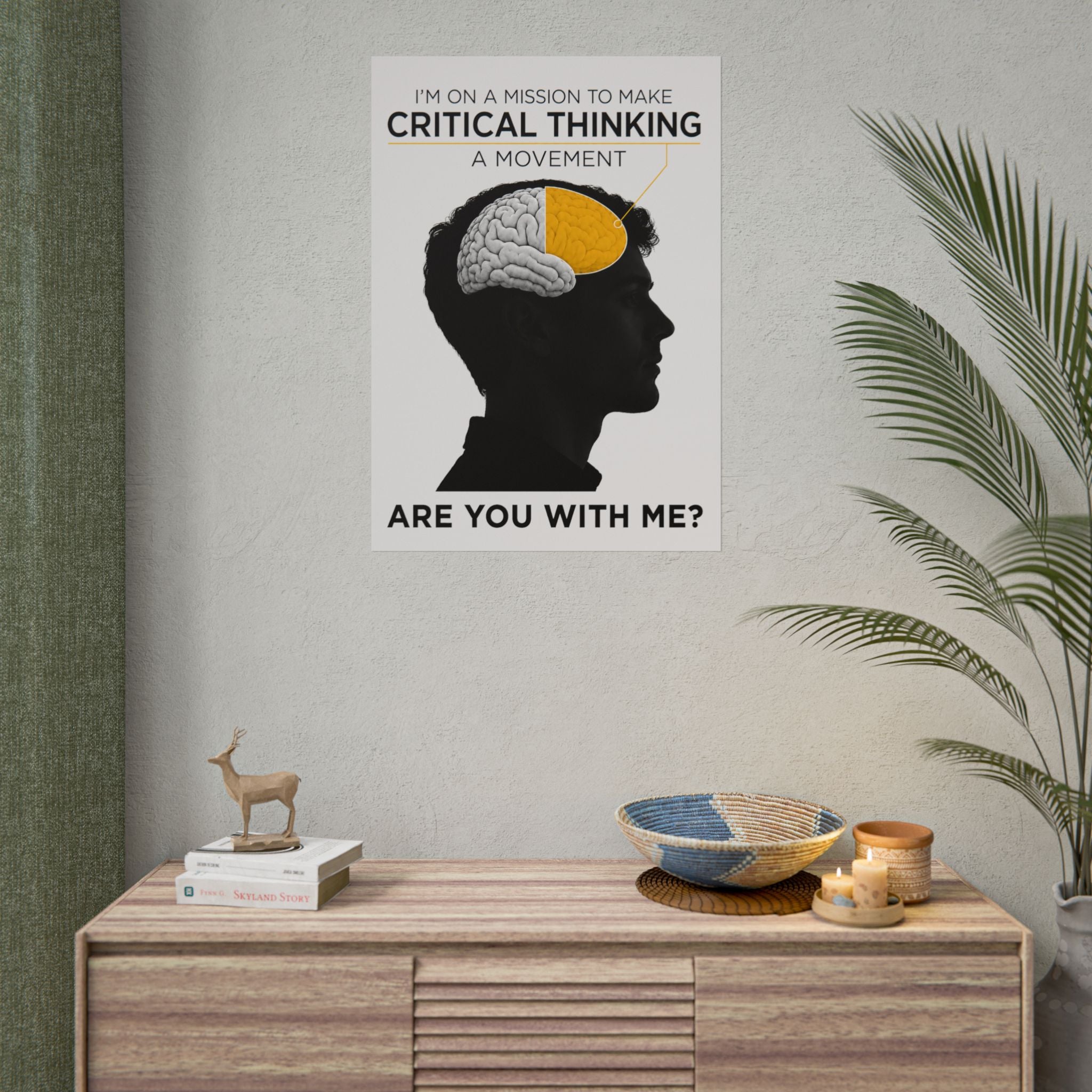 On a mission to make Critical Thinking a movement - Poster